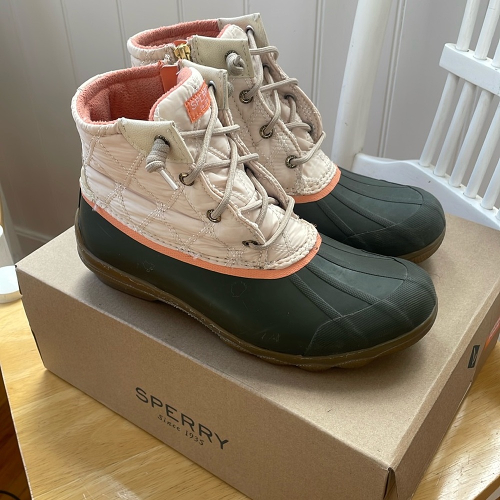 Sperry Rain Duck Boots Size 8.5